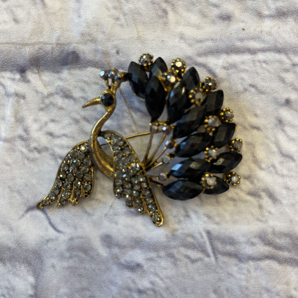 Peacock - Brooch